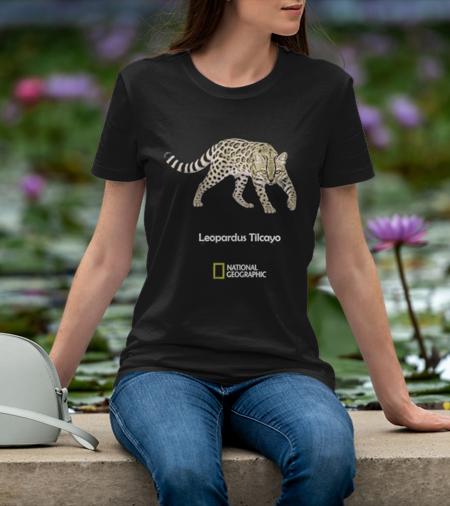 Leopardus Tilcayo National Geographic Wildlife September 2026 Discovery T-Shirt