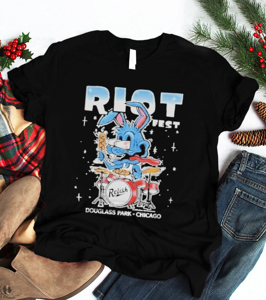 Riot Festival 2026 Douglass Park Chicago Relish Event T-Shirt