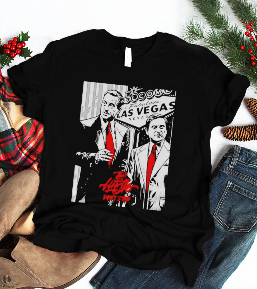 Las Vegas Casino Mobsters Red Tie T-Shirt