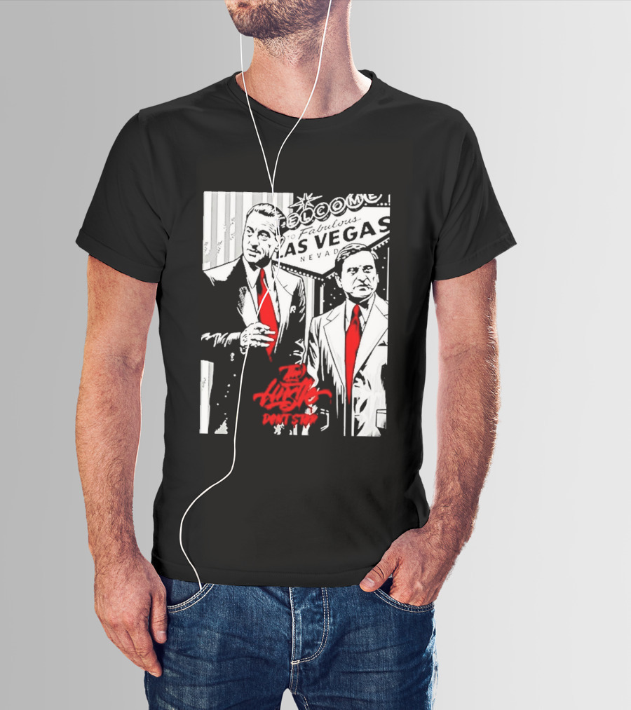 Las Vegas Casino Mobsters Red Tie T-Shirt