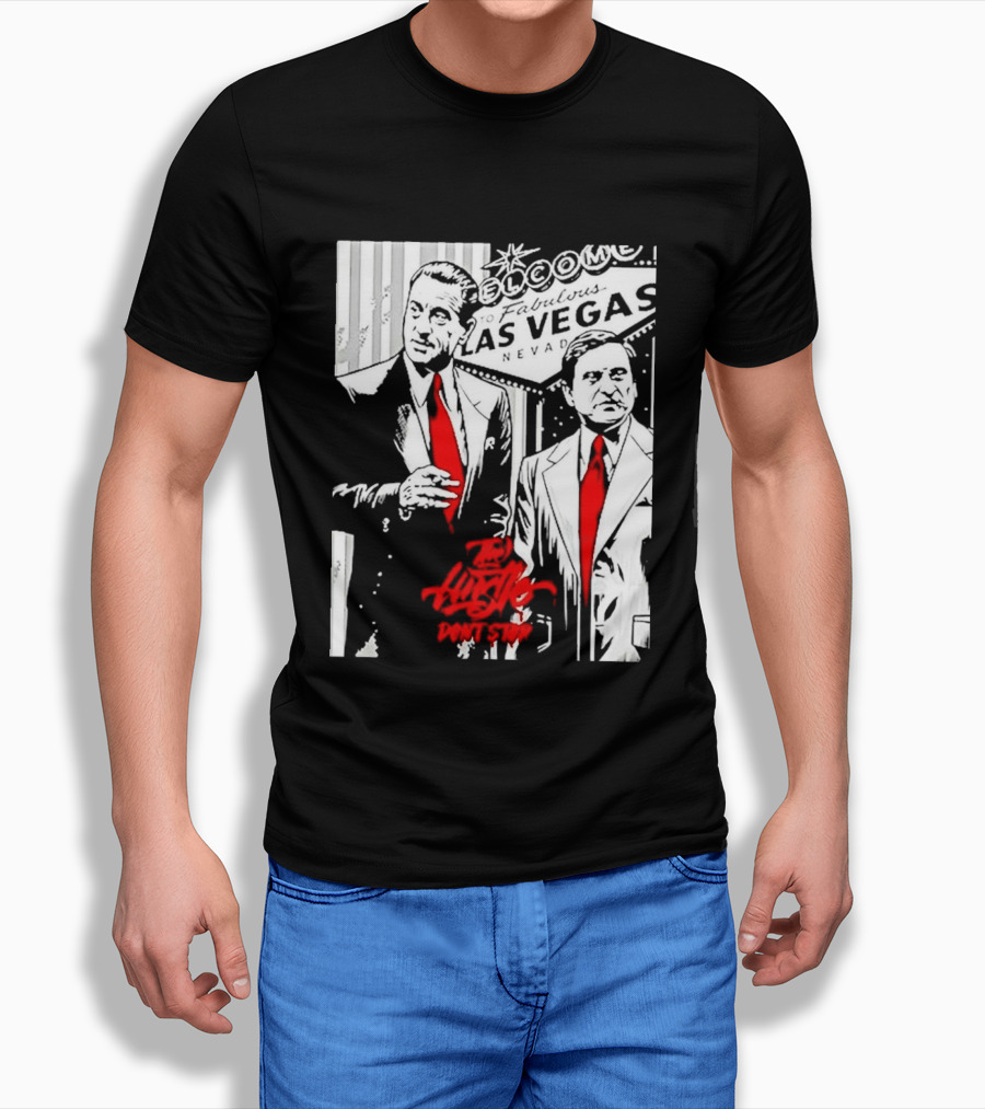 Las Vegas Casino Mobsters Red Tie T-Shirt