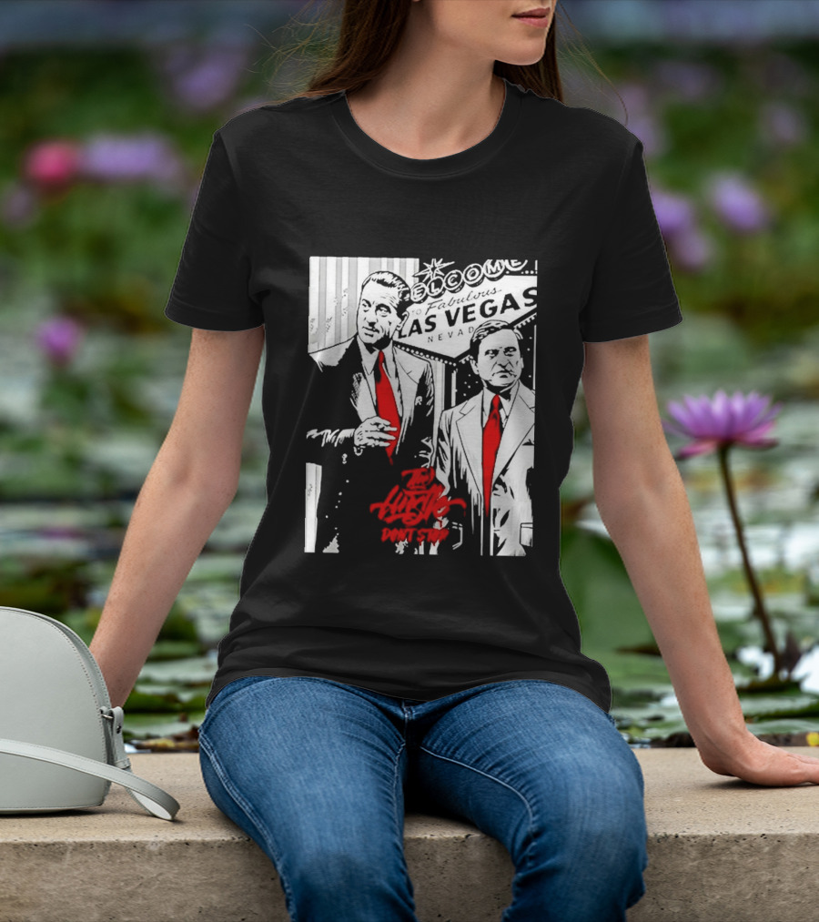 Las Vegas Casino Mobsters Red Tie T-Shirt
