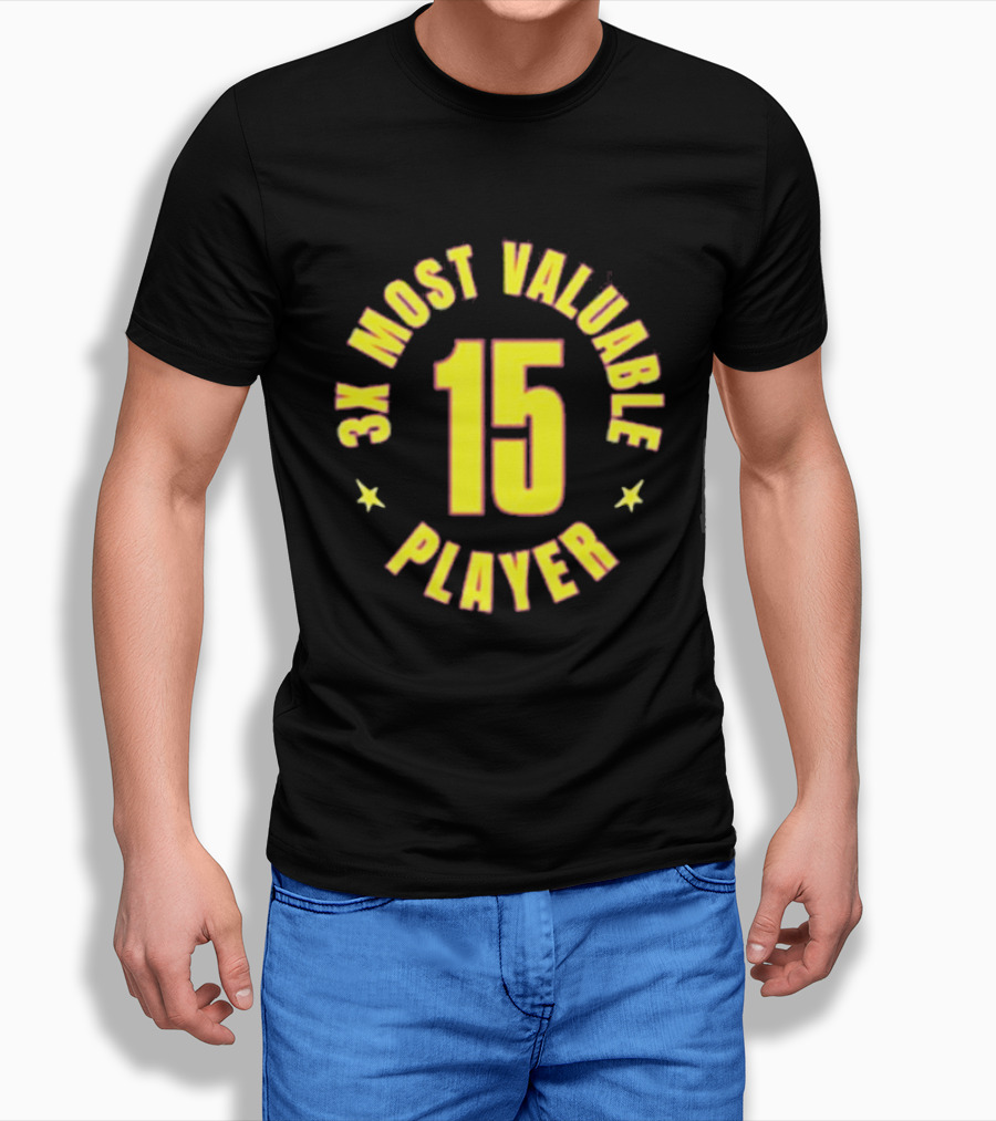 3X Most Valuable Player 15 Stars T-Shirt