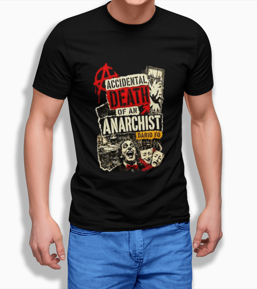 Accidental Death Of An Anarchist Dario Fo Red Anarchy T-Shirt