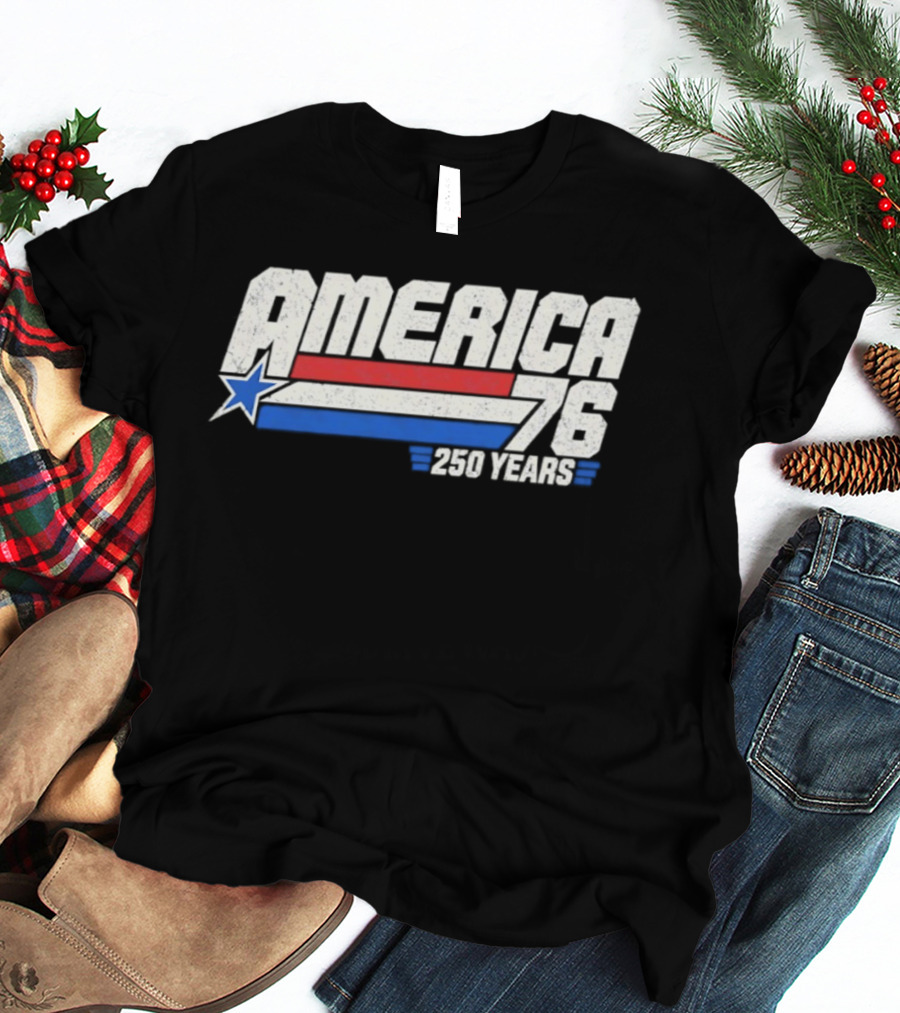 America 76 250 Years Star And Stripes Celebration T-Shirt