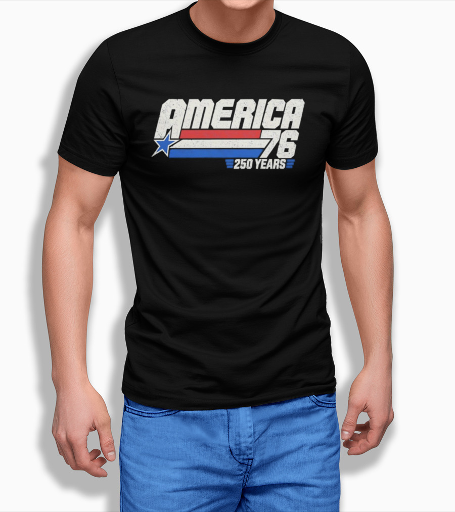 America 76 250 Years Star And Stripes Celebration T-Shirt