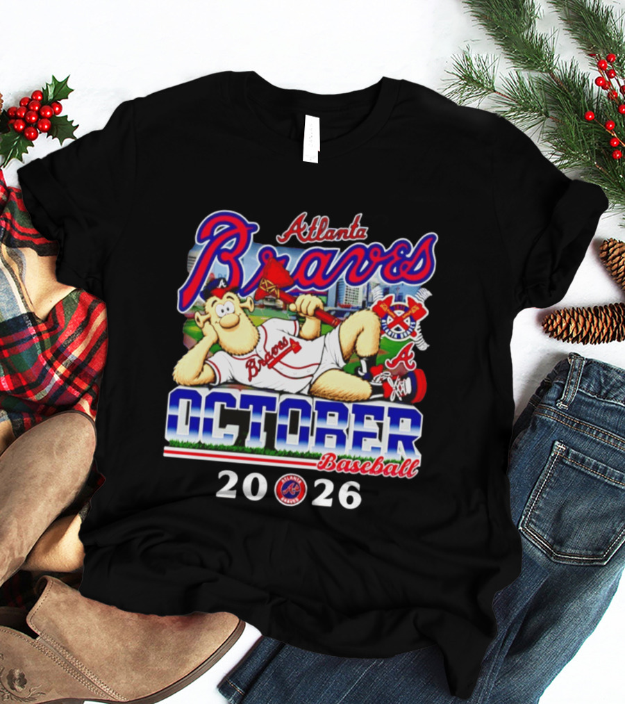 Atlanta Braves October Baseball 2026 MLB Postseason T-Shirt