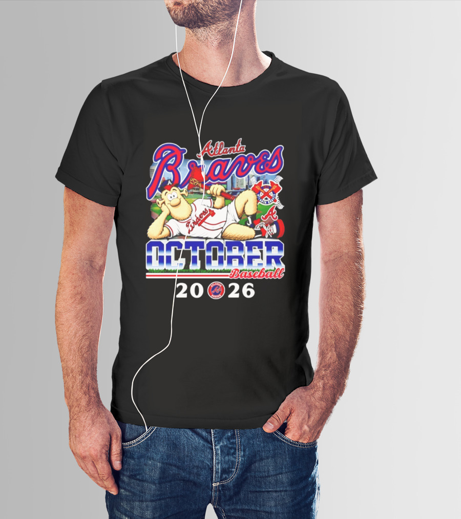 Atlanta Braves October Baseball 2026 MLB Postseason T-Shirt