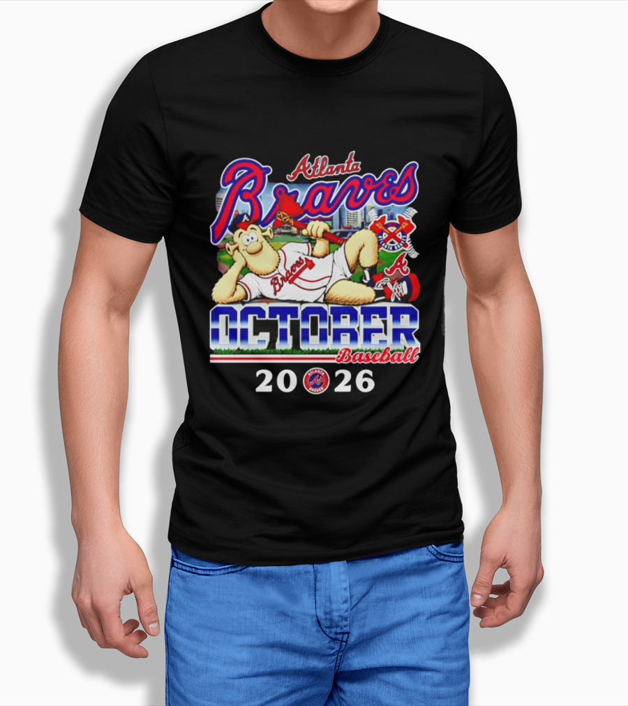 Atlanta Braves October Baseball 2026 MLB Postseason T-Shirt