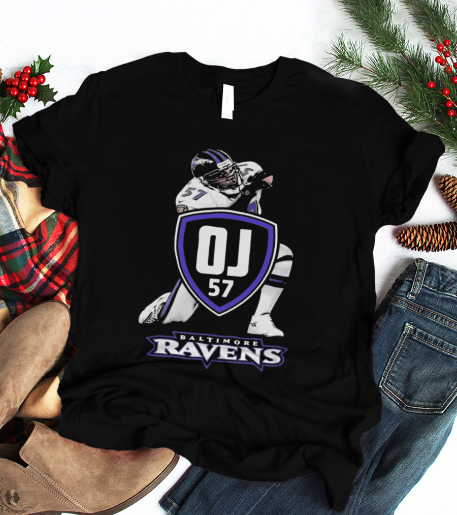 Baltimore Ravens OJ 57 Football Player T-Shirt