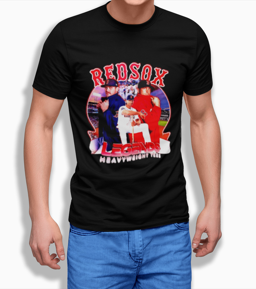 Boston Red Sox Legends Heavyweight Hits Abreu And Duran T-Shirt
