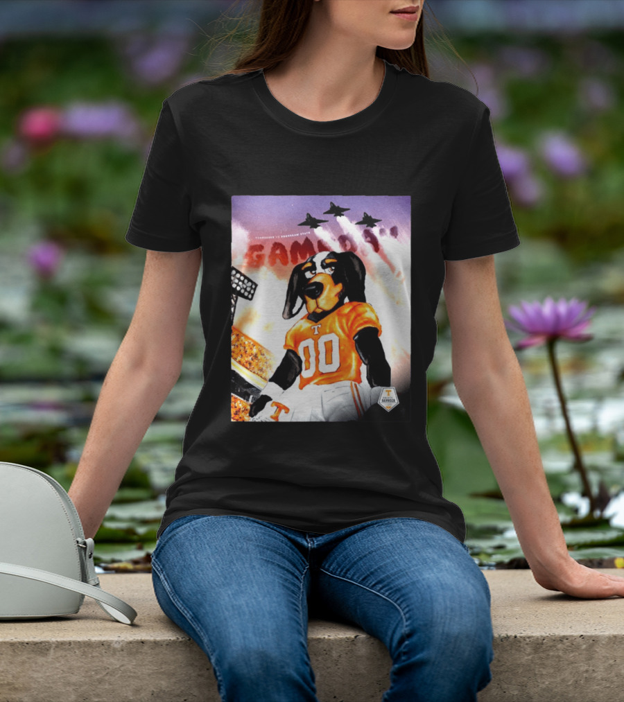 Tennessee Volunteers Smokey 00 Game Day Jets Flyover Stadium Lights T-Shirt