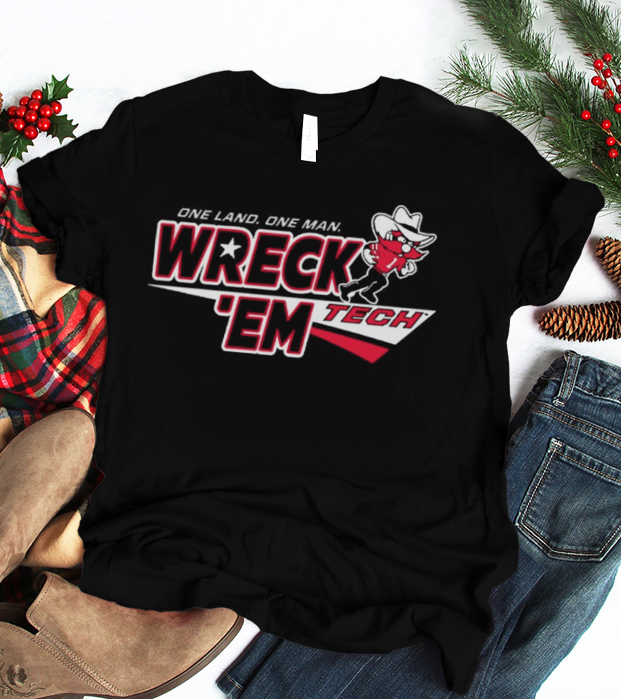 Texas Tech Red Raiders Wreck Em Tech Football NCAA 2026 Give Em Hell T-Shirt