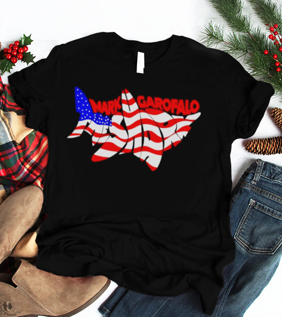 The American Muscle Shark USA Mark Garofalo Mark The Shark T-Shirt