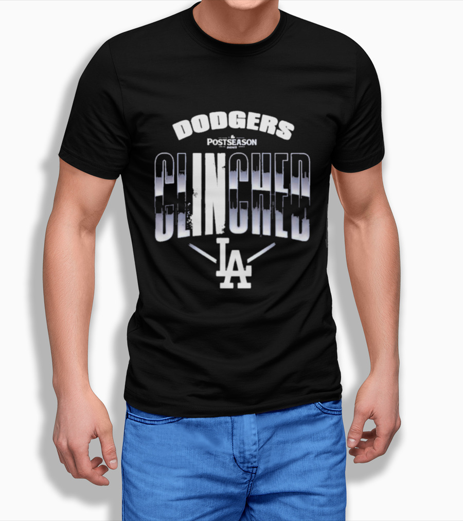 Los Angeles Dodgers Postseason Clinched LA 2026 T-Shirt