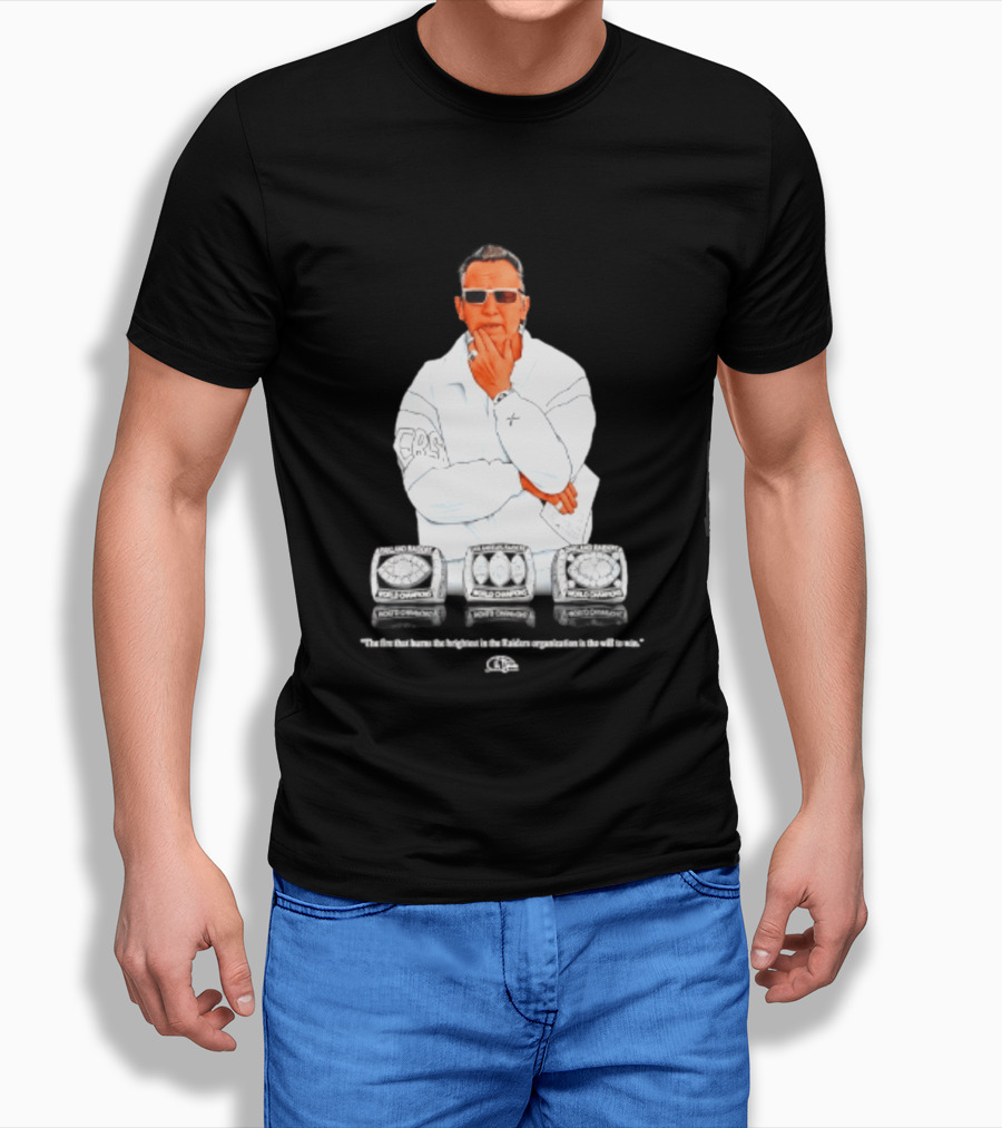 Maxx Crosby Las Vegas Raiders Al Davis World Champion Rings T-Shirt