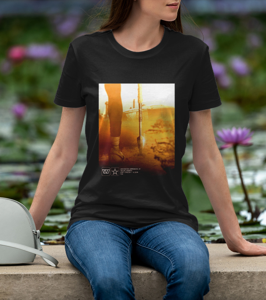 Washington Commanders At Dallas Cowboys AT&T Stadium September 21 2026 4:25 PM ET T-Shirt
