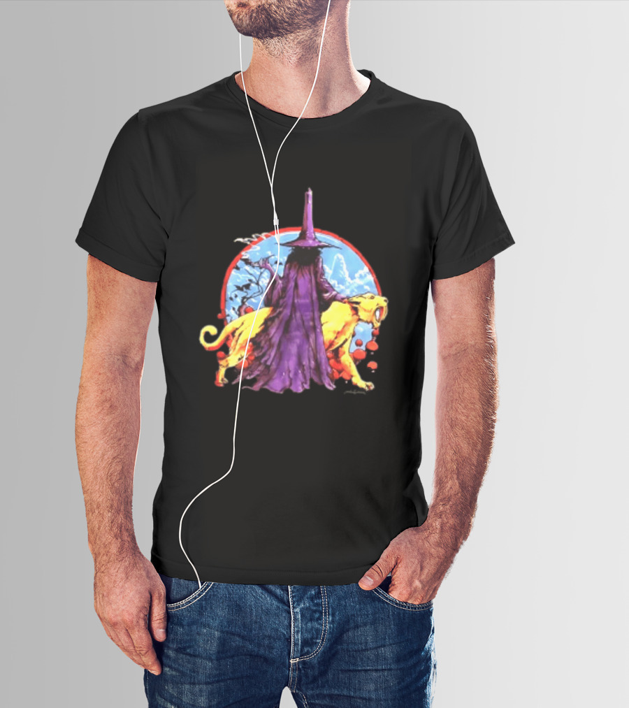 Wizard And Smilodon Super Teenage Death Star Group Intemperance Talent T-Shirt
