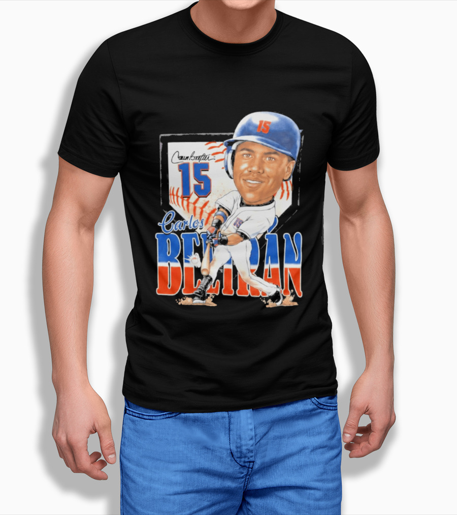 Carlos Beltran 15 NY Mets Baseball Art 2026 T-Shirt