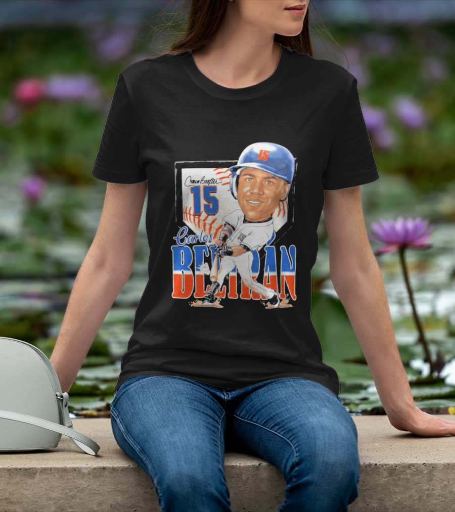 Carlos Beltran 15 NY Mets Baseball Art 2026 T-Shirt