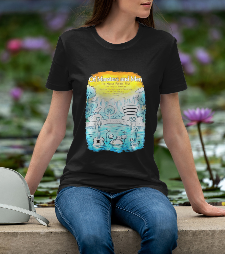Of Monsters And Men The Mouse Parade Tour September 23 2026 Central Park New York T-Shirt