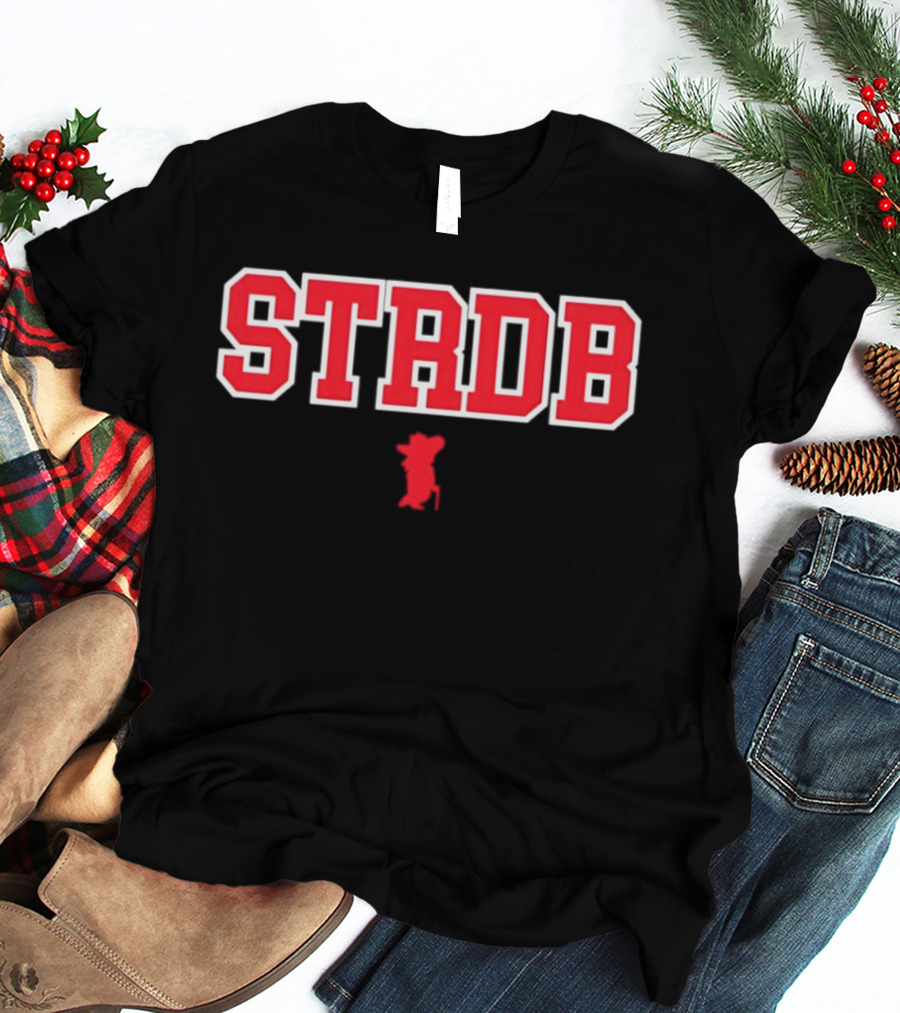 Ole Miss Rebels NCAA Football STRDB Retro Style Block Letters T-Shirt
