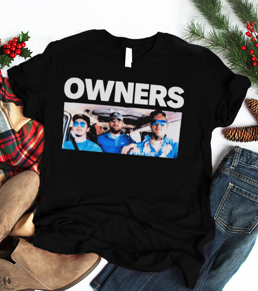 OWNERS Ride Together Sunglasses And Blue Outfits T-Shirt