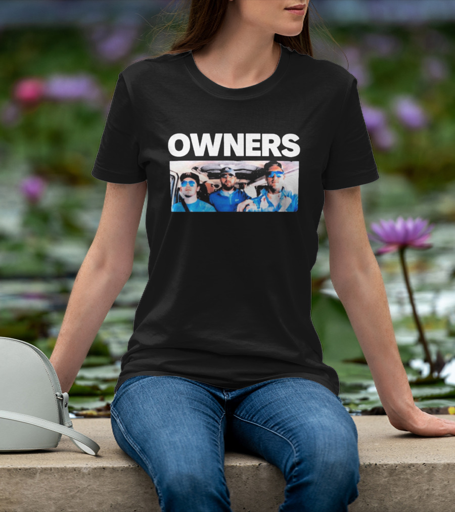 OWNERS Ride Together Sunglasses And Blue Outfits T-Shirt