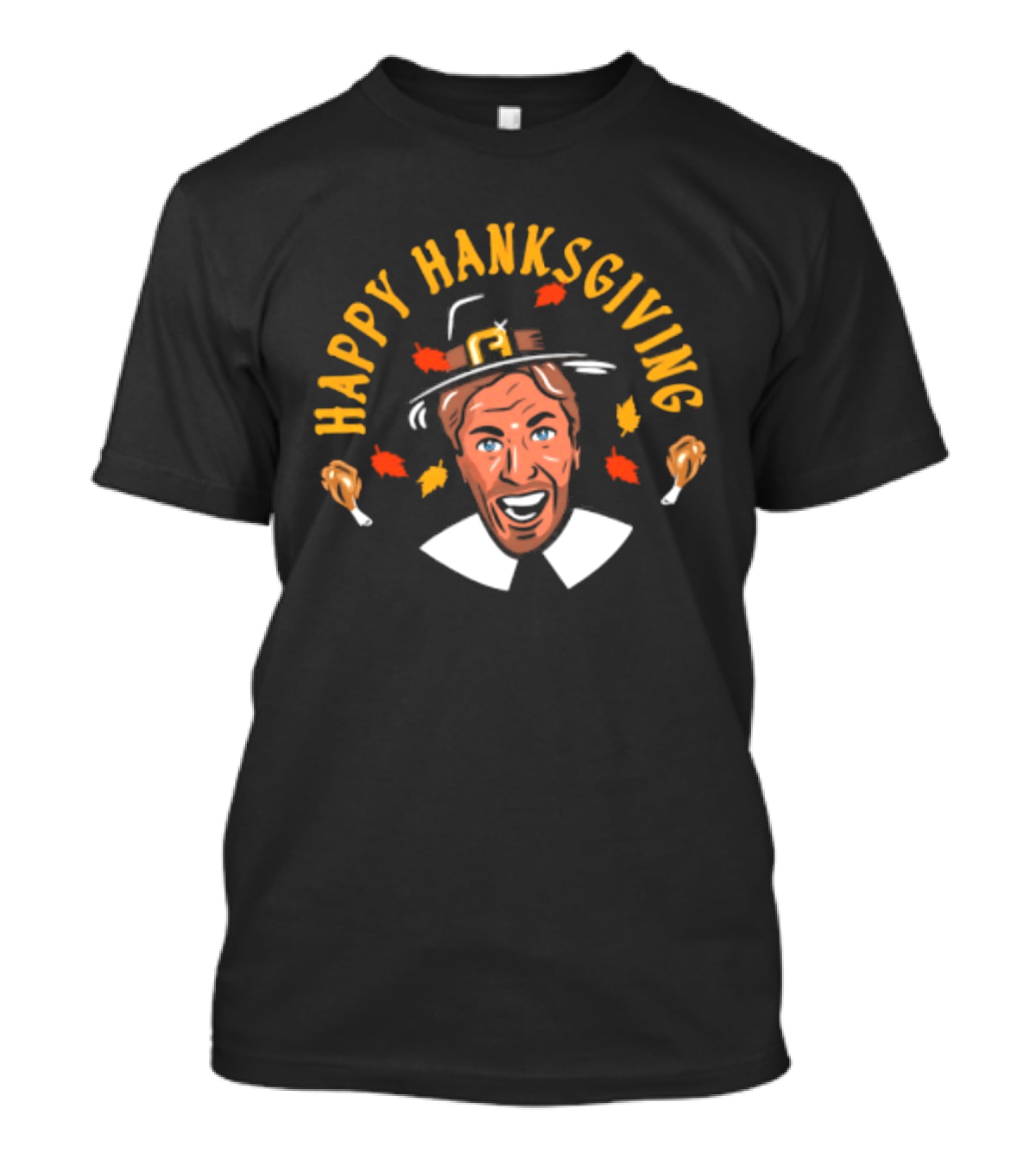 Rangers Henrik Lundqvist Happy Hanksgiving Thanksgiving T-Shirt