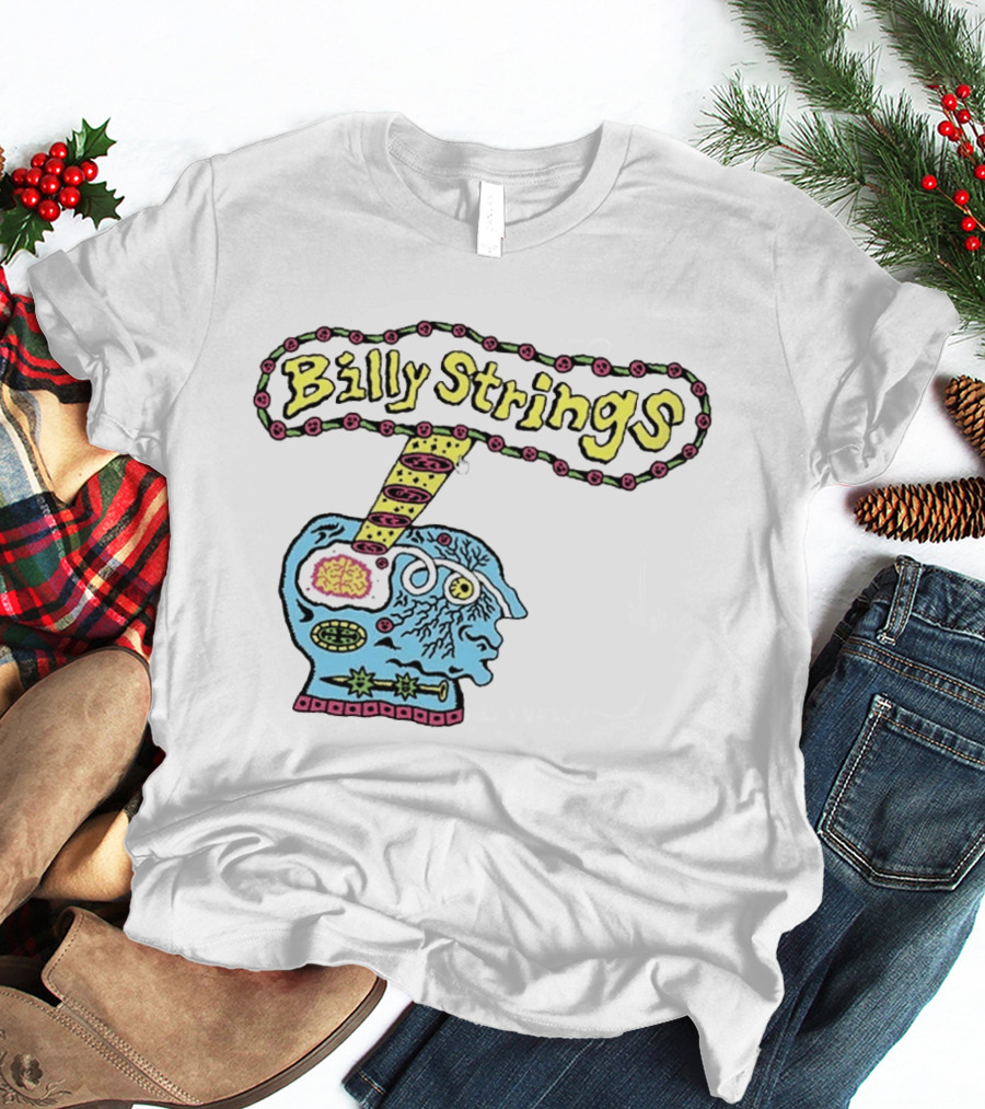 Billy Strings Fall 2026 Merchandise Head Lanceleee Psychedelic Brain T-Shirt