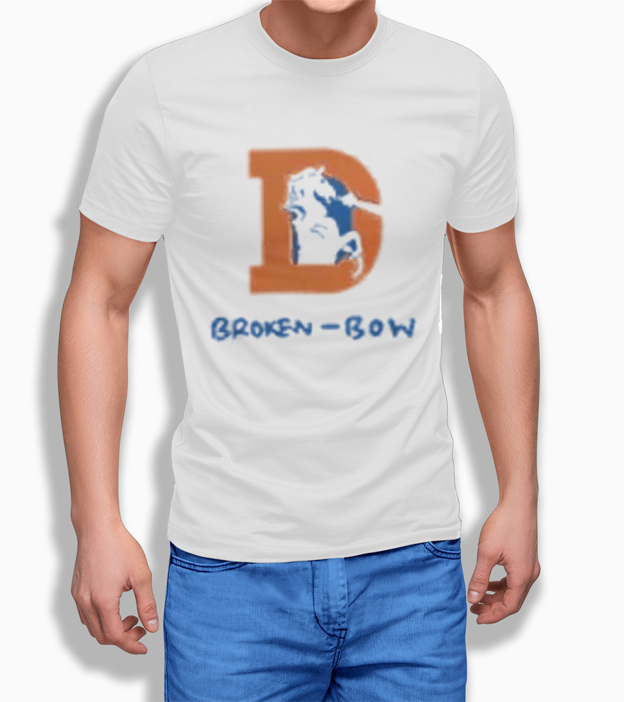 Broken Bow Broncos Thunderstruck Denver Collaboration T-Shirt