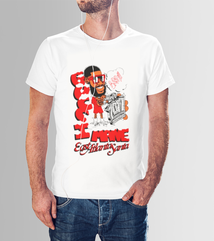 Gucci Mane Brr East Atlanta Santa Christmas T-Shirt