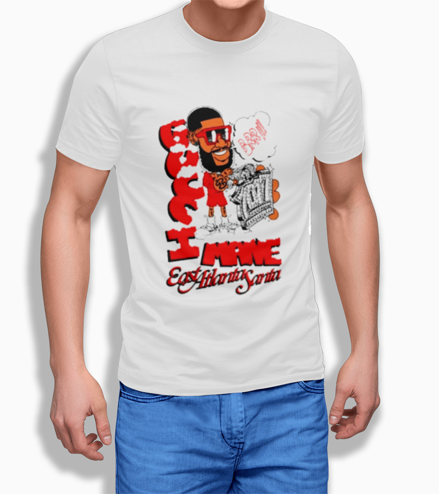 Gucci Mane Brr East Atlanta Santa Christmas T-Shirt