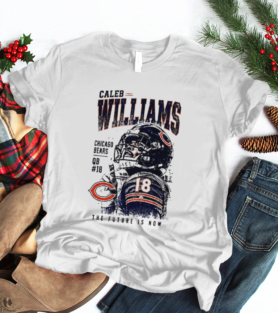 Caleb Williams Chicago Bears QB #18 The Future Is Now T-Shirt