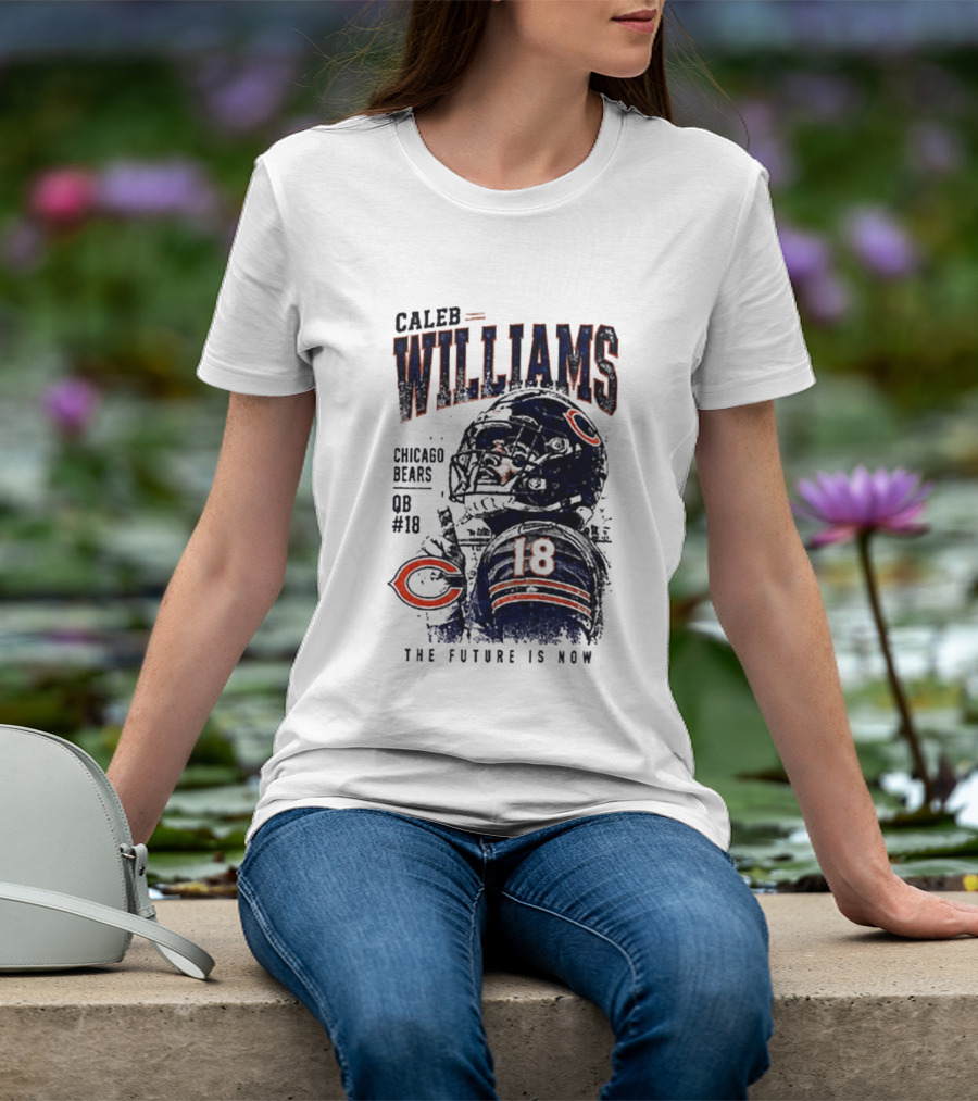Caleb Williams Chicago Bears QB #18 The Future Is Now T-Shirt