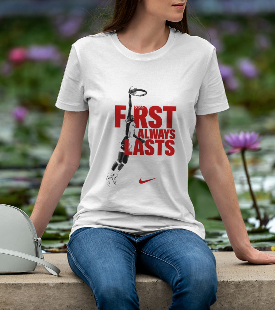 First Always Lasts Basketball Dunk Player Nike Sports T-Shirt