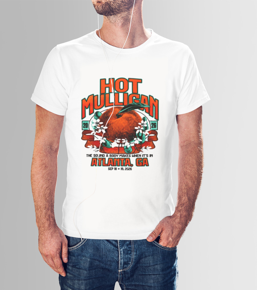 Hot Mulligan The Sound A Body Makes Atlanta GA 2026 T-Shirt