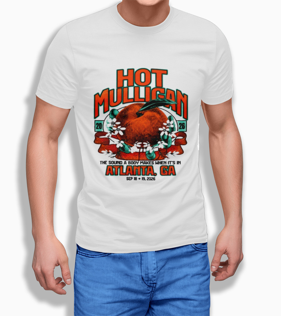 Hot Mulligan The Sound A Body Makes Atlanta GA 2026 T-Shirt
