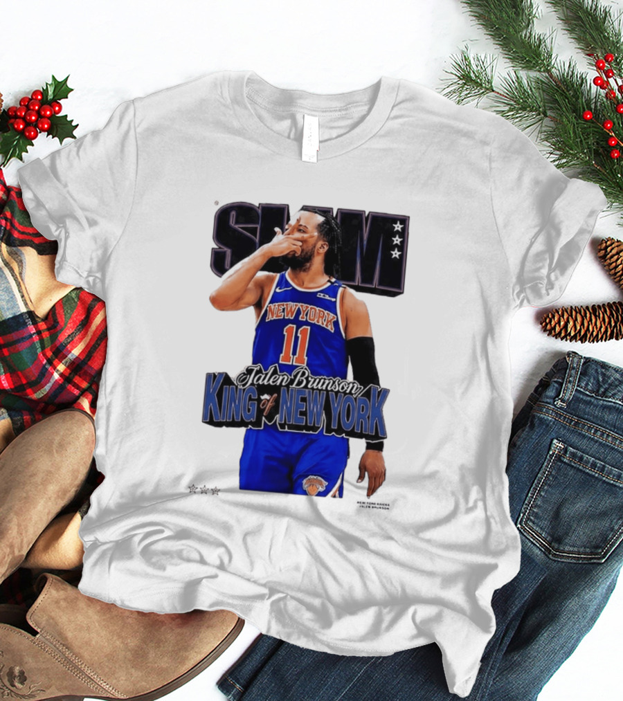 SLAM Magazine Jalen Brunson King Of New York Basketball 11 T-Shirt