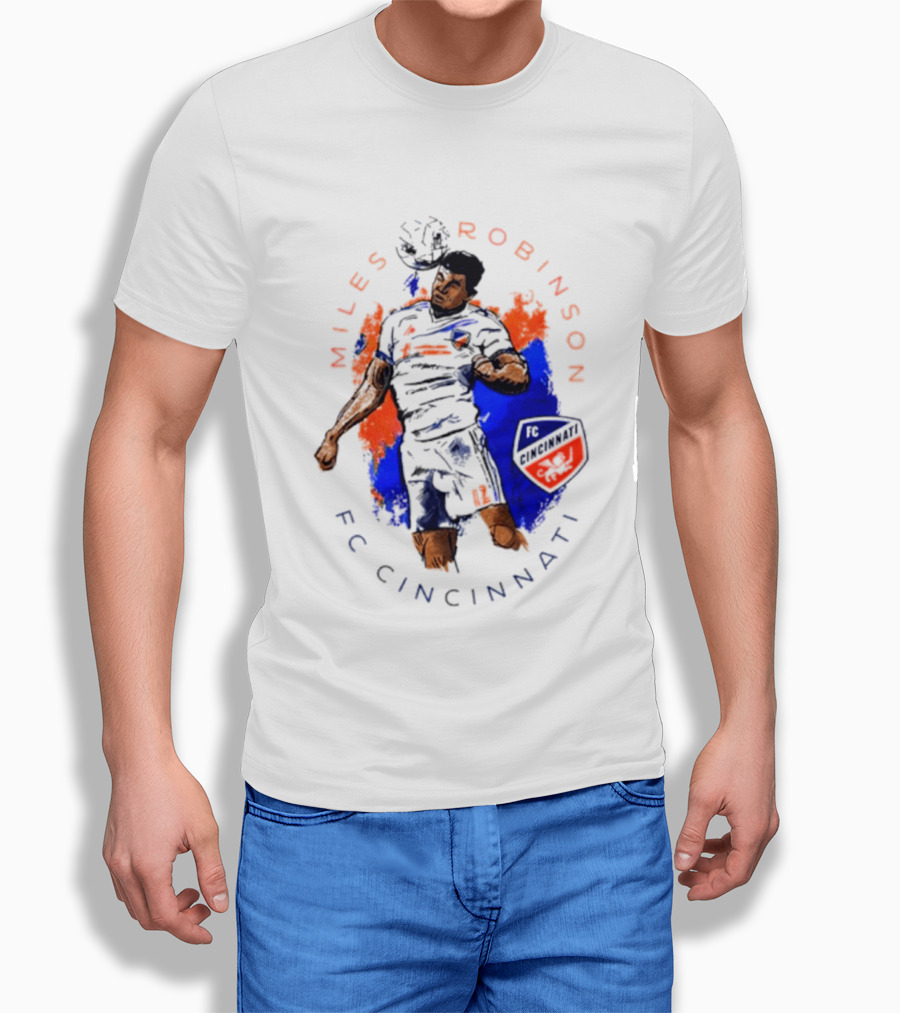 Miles Robinson FC Cincinnati Player Make Your Mark T-Shirt