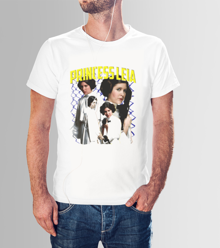 Princess Leia Star Wars Legends Bootleg Retro Fan T-Shirt