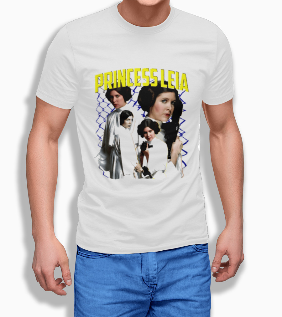 Princess Leia Star Wars Legends Bootleg Retro Fan T-Shirt