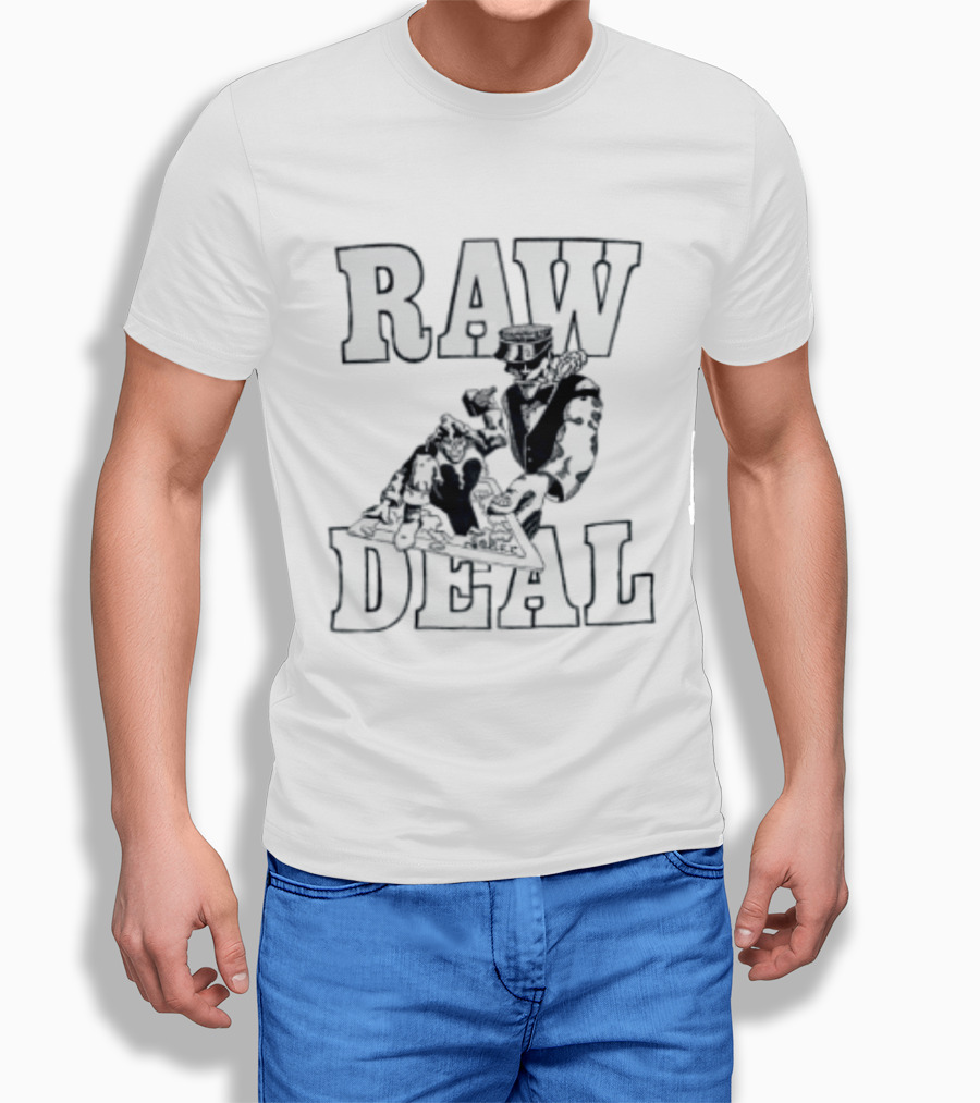 Raw Deal Joker Playing Card Jester T-Shirt