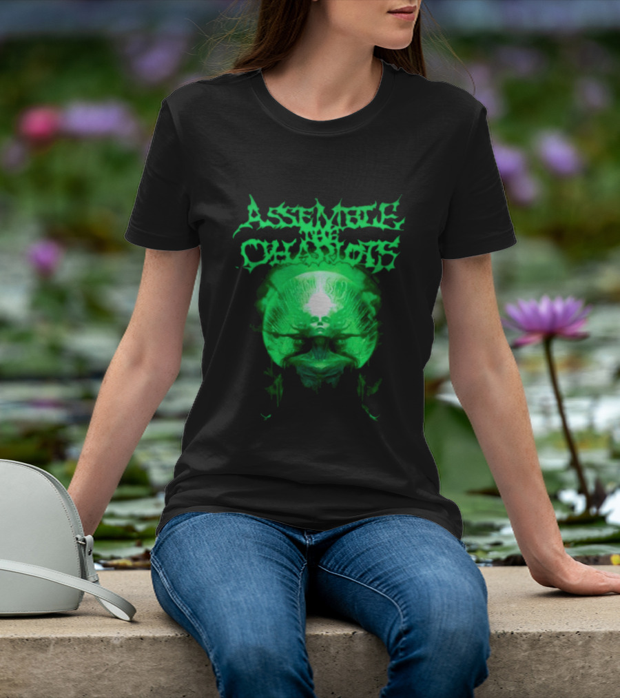 Indiemerchstore Assemble The Chariots Green Divine Glowing Entity T-Shirt