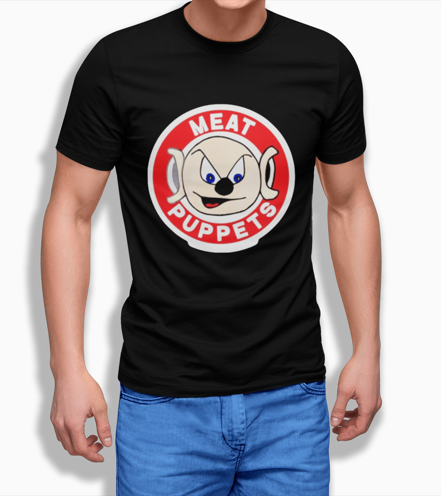 Meat Puppets Alternative Rock Merchandise Iconic Cartoon T-Shirt