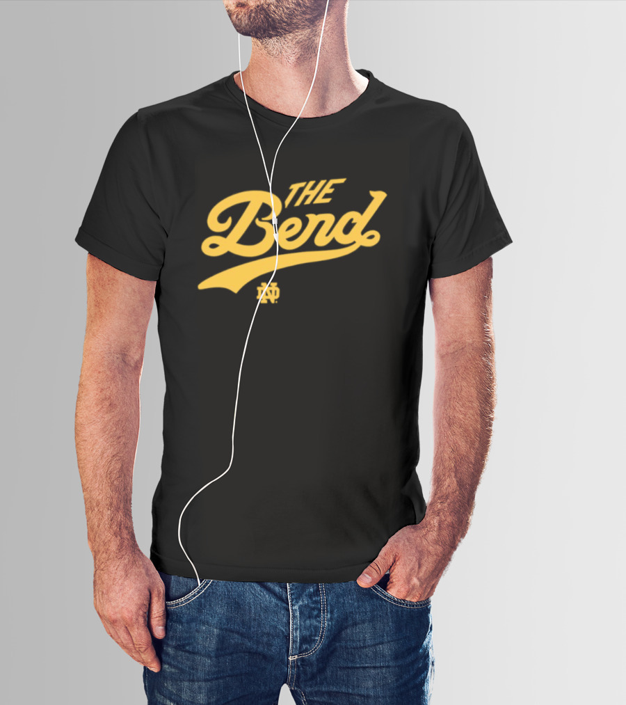 Notre Dame Fighting Irish The Bend Vintage Style Fan T-Shirt