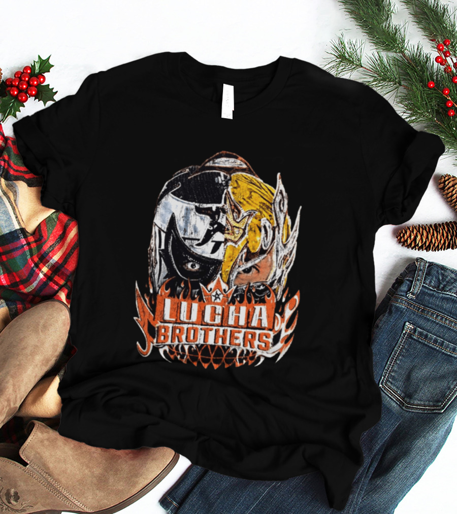 Lucha Brothers Penta Rey Fenix Mask Duo WWE T-Shirt