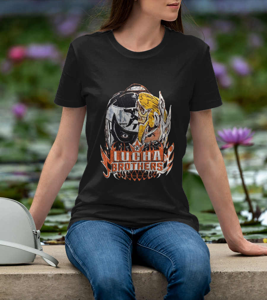 Lucha Brothers Penta Rey Fenix Mask Duo WWE T-Shirt