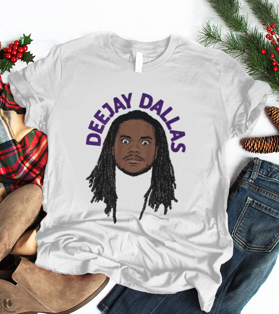 DeeJay Dallas Headshot Illustration Minnesota Football T-Shirt