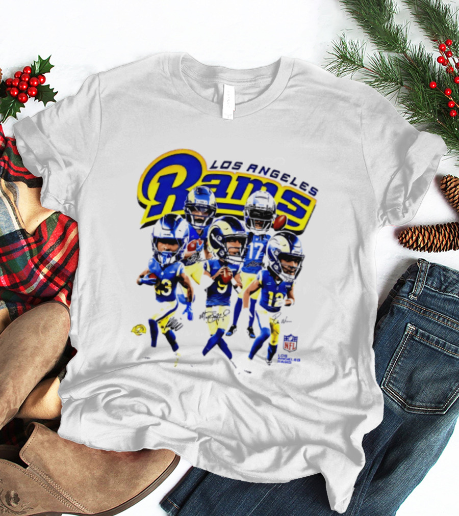 Los Angeles Rams 2026 Big Head NFL Players Collection T-Shirt